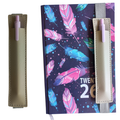 Pen Holder with Pen Dark Cream